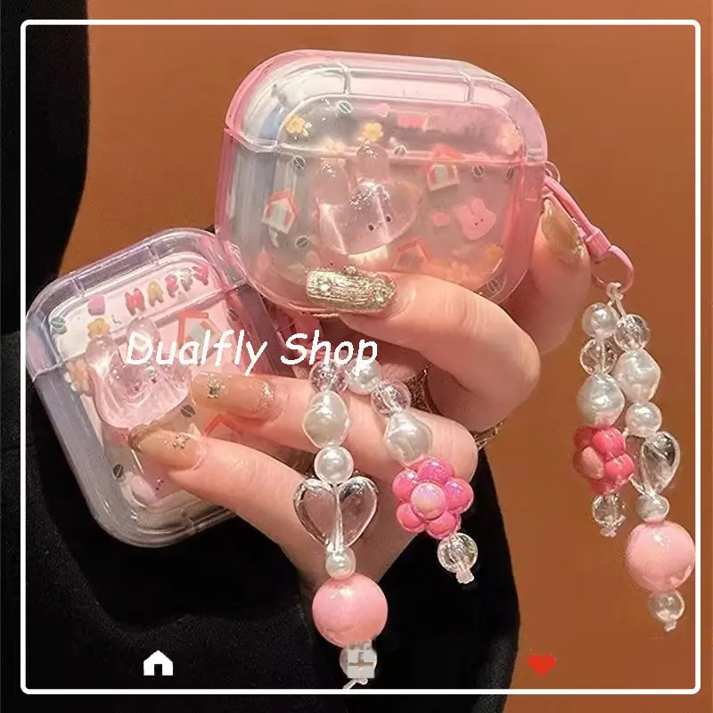 Three-dimensional Rabbit Untuk Airpods 3 Pro Protective Shell Airpods 1/2 Headphone Case Pro Apple third generation Headphone Protective Case