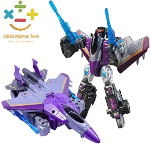 Adida Toys 2in1 Robot Deformasi Pesawat Men Bisa Berubah Jadi Pesawat Anak Edukasi Mainan