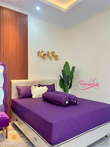 Sprei Hotel Tinggi 40cm Seprei Embose Ukuran Single Queen King Size dan Superking Satu Set Dengan Sarung Bantal Dan Guling Kain Katun Disperse