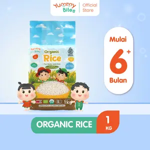 [BEST SELLER] Yummy Bites Organic Rice 1Kg/ Beras Organik/ Beras MPASI Anak