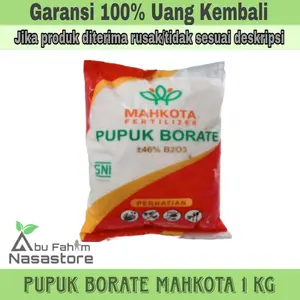 PUPUK BORATE/BORON MAHKOTA FERTILIZER 1 KG