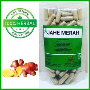 kapsul jahe merah isi 100 kapsul
