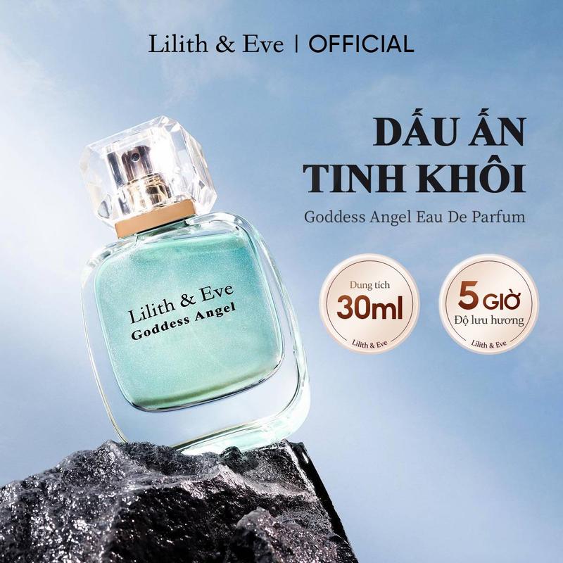 Nước hoa Lilith and Eve Goddess Angel Eau De Parfum 30ml mùi hương ngọt ngào tinh dầu nước hoa lưu hương lâu cho body 5h