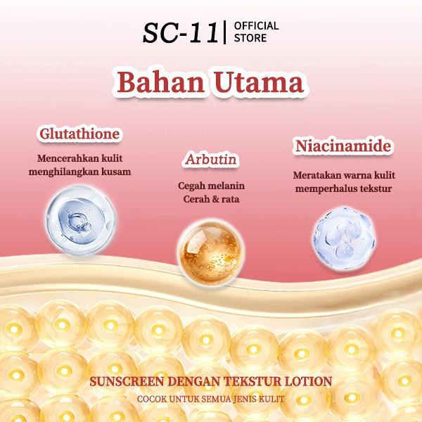 [BPOM] SC-11 | Pembersih Wajah Whitening. Tolak kulit kusam! Gunakan secara rutin, kulit putih bersih dan cerah terlihat!