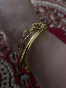 Product Review of PUK 【LOVE BRACELET】 Gelang tangan Wanita, Bracelet Berbentuk Hati Berongga, Fesyen Boleh Laras Bahan keluli tahan karat, Rantai Berbilang Bulatan, Tidak Luntur Hipoalergenik, Hadiah Aksesori Sesuai untuk Rakan, Didatangkan dengan Kotak Percuma. Bracelets from 𝚃**𝙰 0