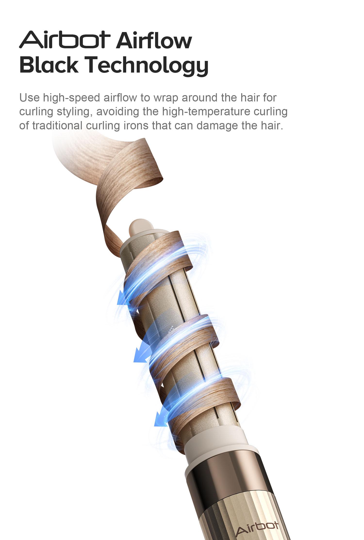 [EXCLUSIVE] Airbot Aria HyperStyler High Speed Hair Dryer & Multi Hair Styler | Auto Wrap Curler | Volumising Hair Tool Brush | Airwrap Curler | Sisir Rambut & Hair Styling Box Premium | Rambut Kering & Curly dengan Instan