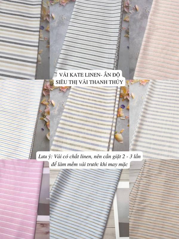  VẢI KATE LINEN ẤN  KHỔ 1M2  -DÒNG VẢI CÔNG SỞ CAO CẤP 