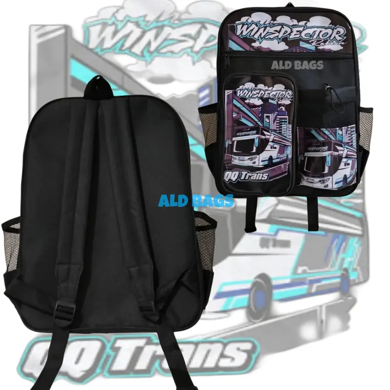 Tas sekolah anak laki laki - tas viral bus winspector - ransel anak kekinian - ransel anak tk sd bonus jam Fashion 1