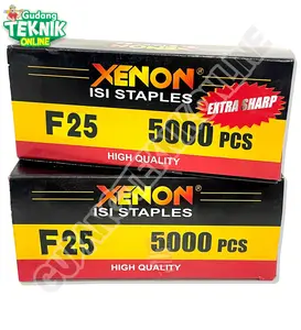 Isi Paku Tembak XENON F25 BIASA EXTRA SHARP Type I / Refil Refill  Isi Air Nailer Angin Xenon 25mm Paku Lurus F-25 XENON