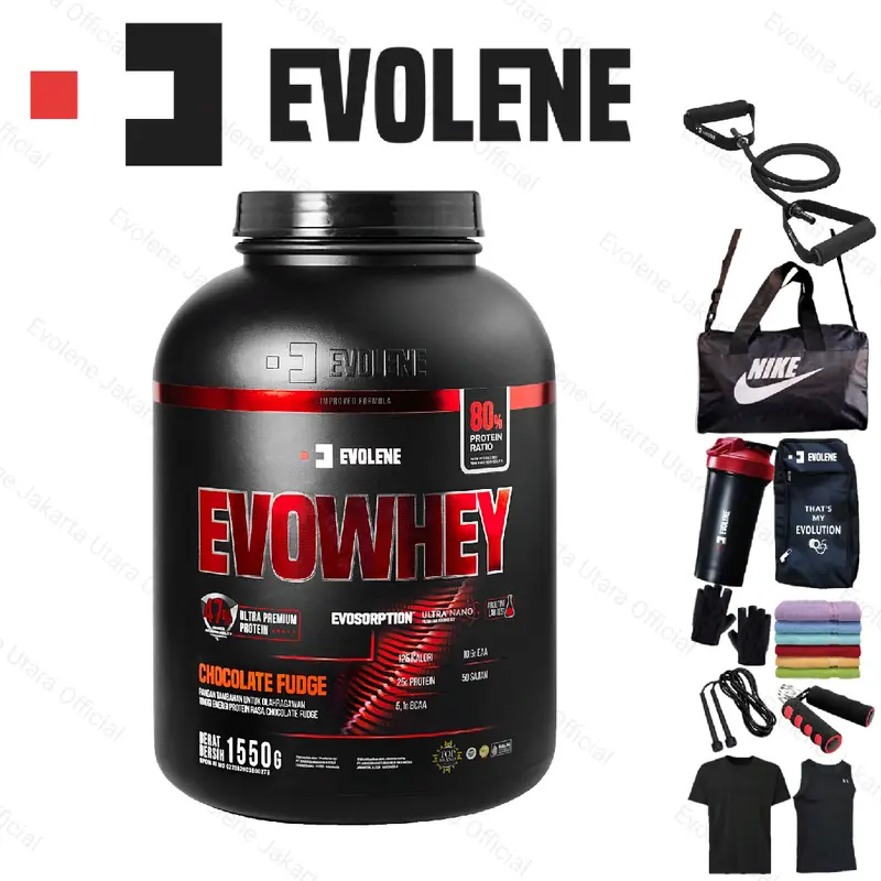 Evowhey Susu Whey Protein by Evolene ( isi 50 Sachet ) 0
