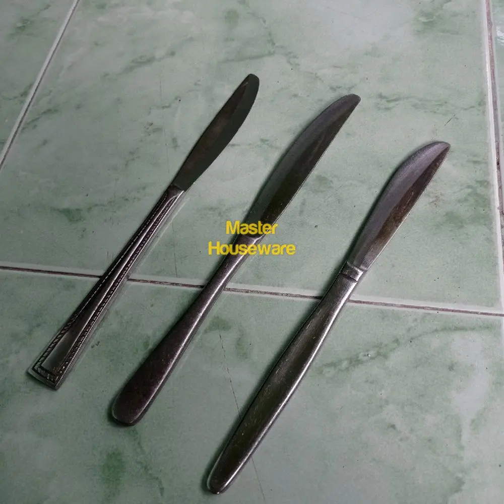 Pisau Makanan Stainless Steel TEBAL MURAH dengan Desain Elegan untuk Meja Makan