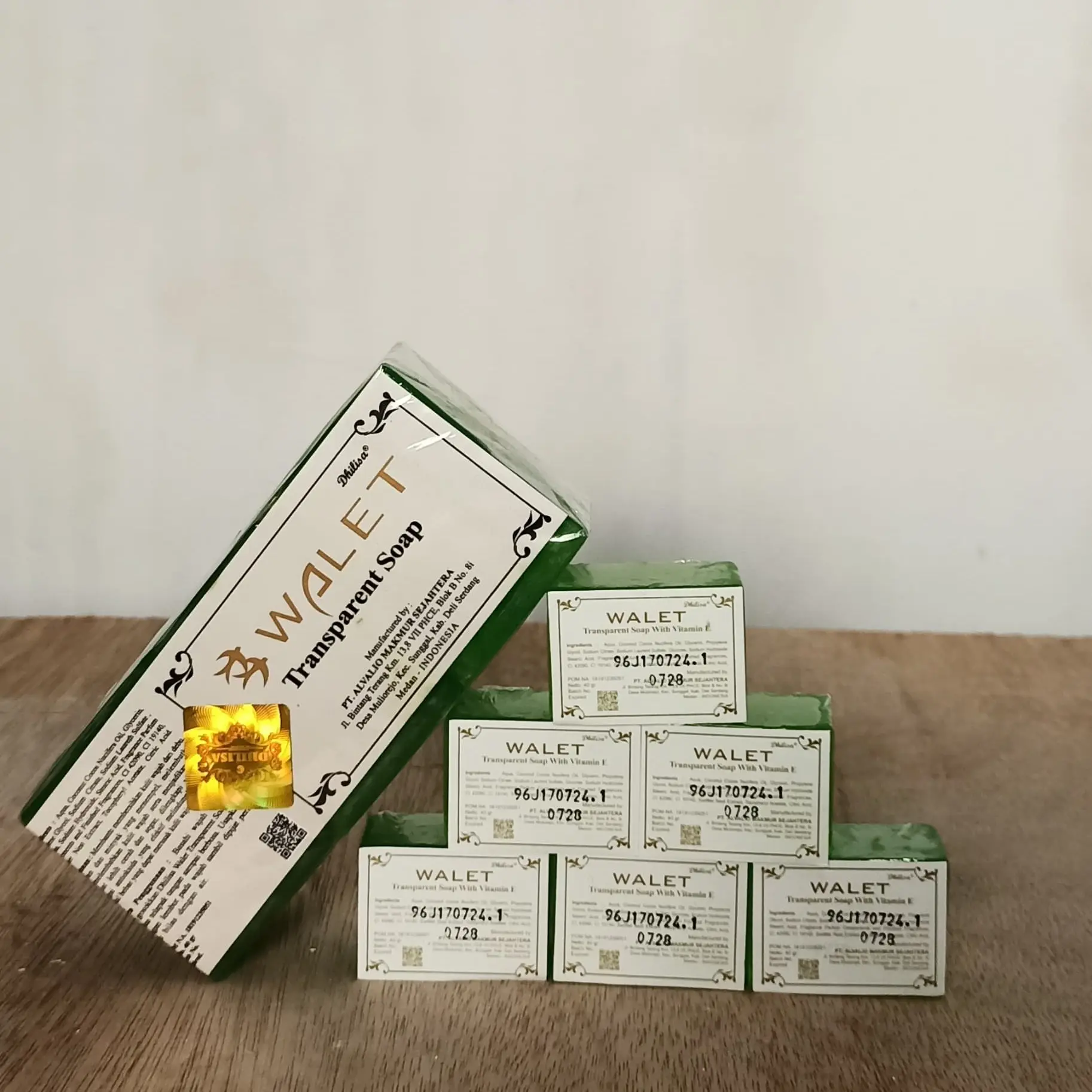 Paket 6 PCS Sabun Wajah Wallet Transparent Soap - Facial, Muka