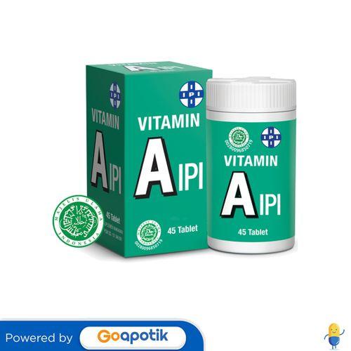 Gambar IPI VITAMIN A BOTOL 45 TABLET dari Apotek Palapa Tangerang by GoApotik Kota Tangerang Selatan Tokopedia