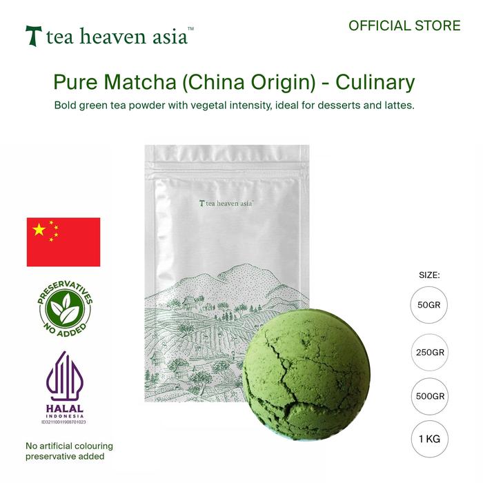 Gambar Tea Heaven Pure Matcha Powder China Origin - 50gr dari Tea Heaven Asia Kota Bogor 5 Tokopedia
