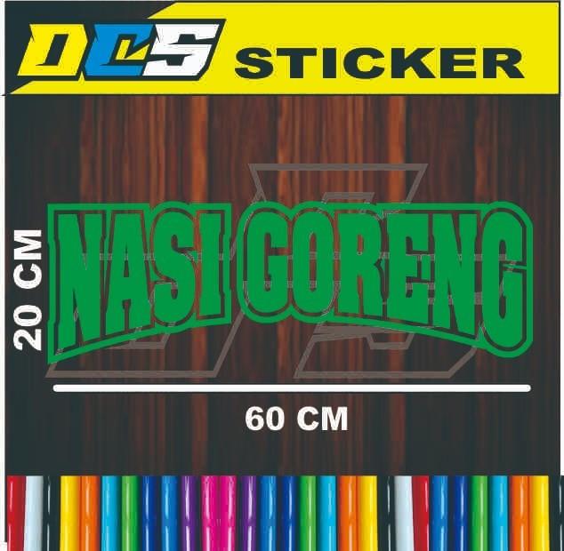 Product Introduction of sticker tempelan nama NASI GORENG Paper Stationery 7