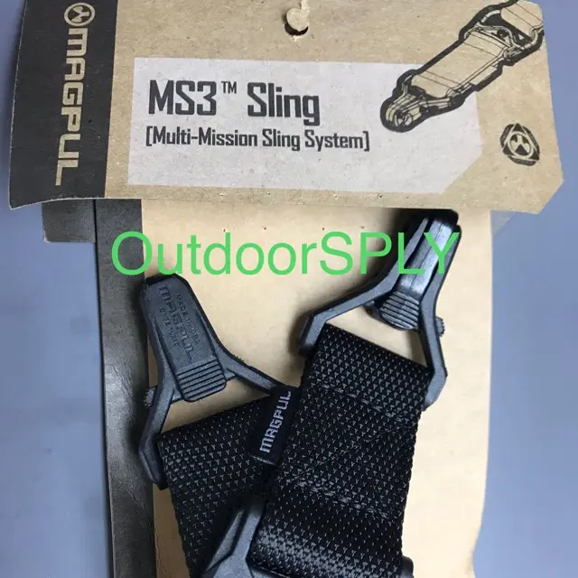 MS3 Sling Tali Warna Hitam Multi Mission Sling System