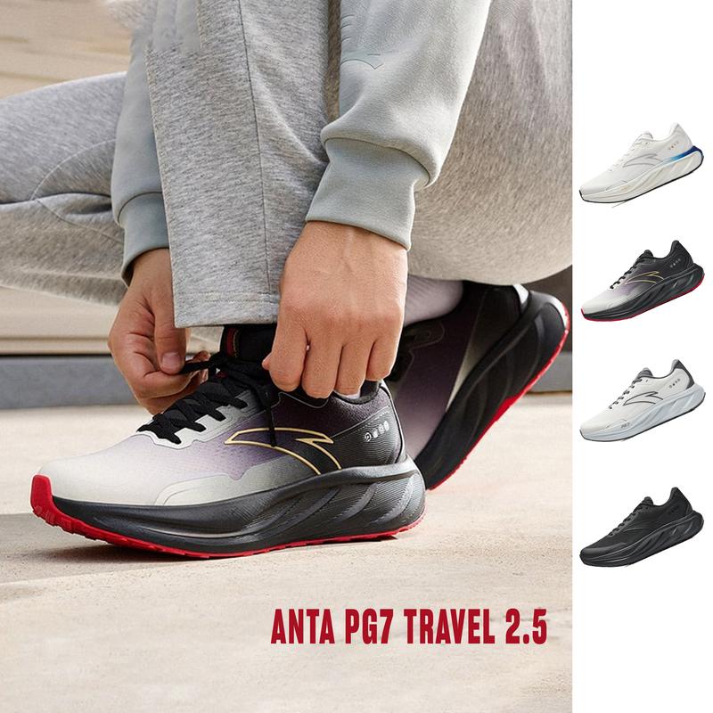  Giày Chạy Bộ Nghiệp Dư Nam ANTA PG7 TRAVEL 2.5 1125D5545| Giày Running Thể Thao 5-10 km Siêu Nhẹ ‍,Thoáng Khí  Đế Cao Su Đàn Hồi Êm Ái Hạn Chế Trơn Trượt Bảo Hành Chính Hãng ANTA Sport 