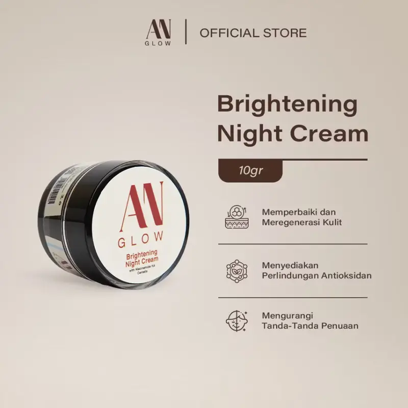AN Glow Brightening Night Cream Pencerah