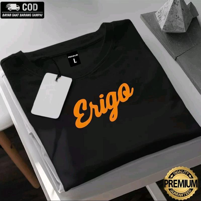 GET 1 PCS (PROMO COD) Kaos Distro Lengan Pendek Pria Wanita Keren 3r!90 CW Logo Oren - 100% Catoon Combed 24s -Kaos Cewek- Katun Kain Lembut Tebal Nyaman T Shirt Lembut kaos  cowok Polos 2