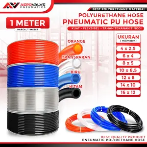 (PART 1) Selang PNEUMATIC (PollyUrethane) Harga Permeter !!!