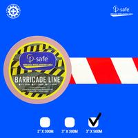 Gambar i-Safe Safety Line/Barricade Line/Pita Pembatas Merah Putih 3" X 500M dari i-Safe Official Kota Administrasi Jakarta Pusat 1 Tokopedia