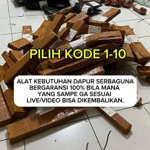 Packingan Ekstra Kebutuhan Dapur Serbaguna Bergaransi 100% Bisa COD Seluruh Indonesia Pilih Kode 1-10 Alat Kebutuhan Dapur Serbaguna Kitchenware
