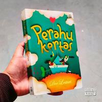 Gambar Buku Novel Perahu Kertas Dee Lestari - Cover Baru dari Literasi Kata Kota Yogyakarta 2 Tokopedia