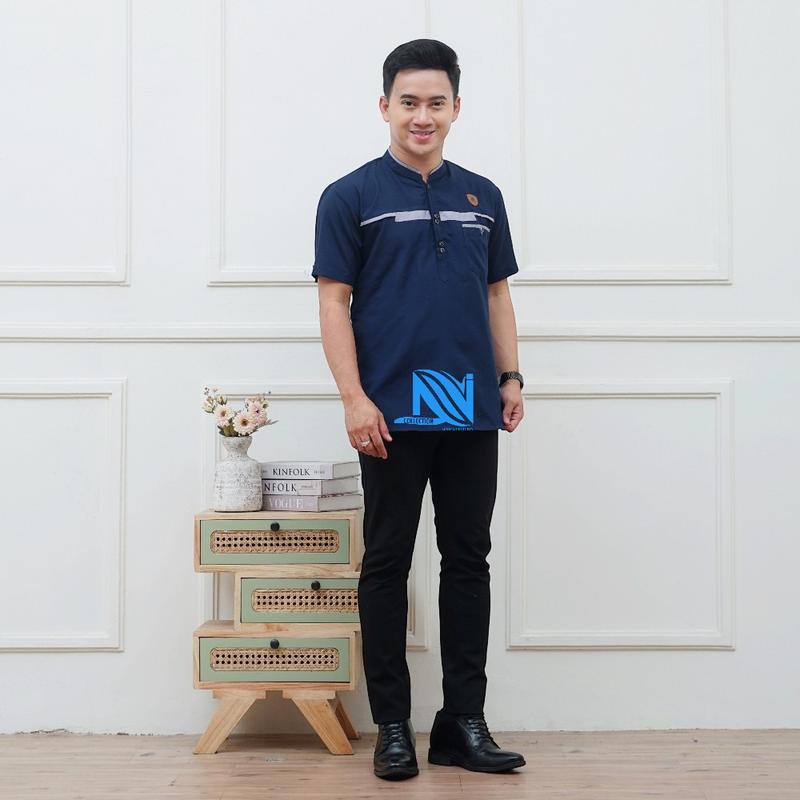 Product Introduction of BAJU KOKO KURTA NUSANTARA PRIA DEWASA LENGAN PENDEK FULL COTTON Muslim Atasan 3