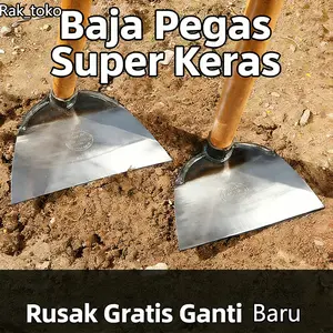 Cangkul Kepala Pengganti Baja Taman Cangkul Pertanian Cangkul Tangan Cangkul Tangan Alat Pelepas Cangkul Kepala untuk Berkebun