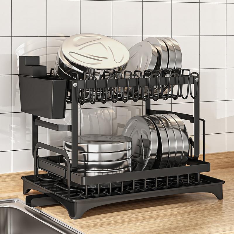 Product Introduction of 🇸🇬 Nordic Kitchen Drying Dish rack / Minimalist Organizer  Furniture / BTO / HOME/ REVAMP Metal Steel 16