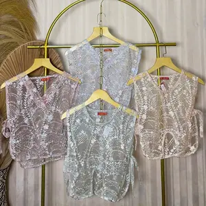 Vest Bordir Warna bertali