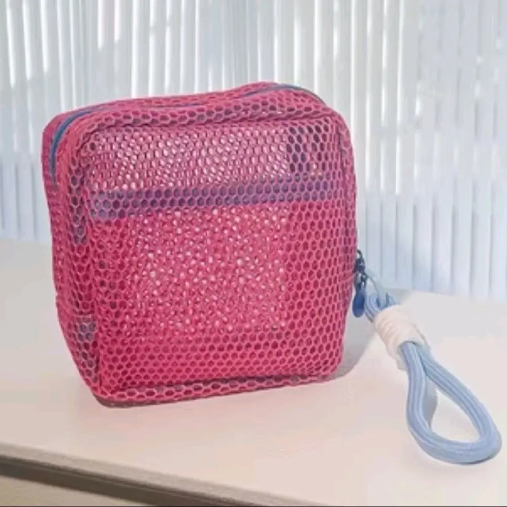 pouch mini tas jaring tas makeup skincare