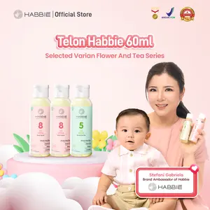 【60ML】Habbie Aromatic Minyak Telon Ukuran 60ml Aman Untuk Bayi Usia 0 Tahun, Mengandung Lavender Oil Untuk Antinyamuk, Wangi Tahan Seharian, BPOM Halal, Formulasi Lembut dan Hangatnya Pas