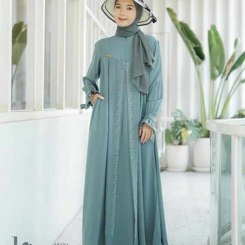 Kiara ABAYA gamis wanita terbaru 2025 kekinian bahan ceruty BABY DOLL 1