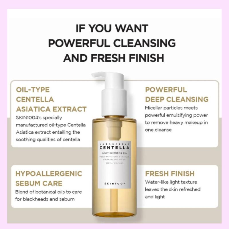 BOGO SKIN1004 Madagascar Centella Light Cleansing Oil 200ML 3