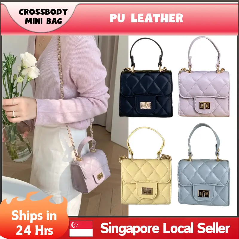 [SG] Ready Stock - Luxury Quilted Mini Handbag | Chain Sling Bag | Chic and Versatile Design