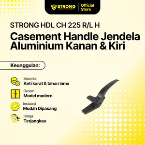STRONG Casement Handle CH 225 | Pengunci Jendela Aluminium | Rambuncis Gagang Jendela Kanan Kiri | Handle Jendela Casement Rumah & Kantor | Handle Jendela Aluminium Modern | Pengunci Jendela Casement Anti Karat
