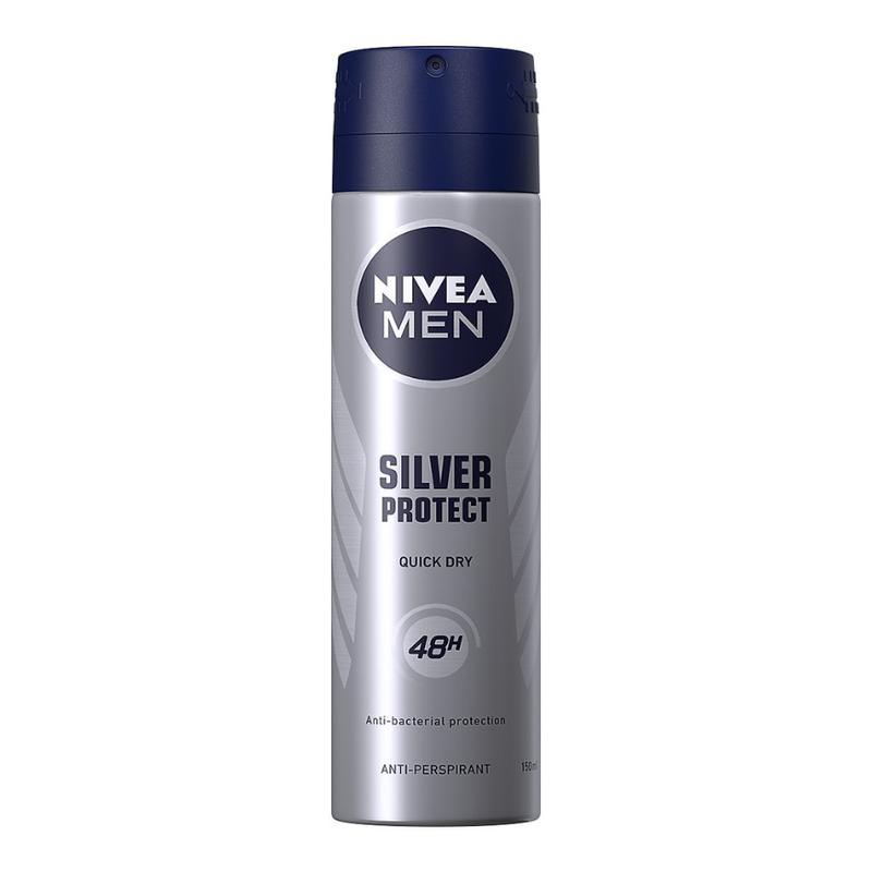 Xịt Ngăn Mùi NIVEA MEN Silver Protect Phân Tử Bạc Ngăn Khuẩn Gây Mùi Vượt Trội…
