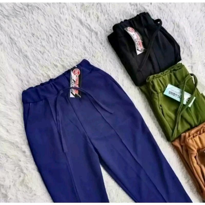 ( 5 PCS ) CELANA LUNA CUBIT Bawahan Wanita Celana Panjang Wanita Trendy Terbaru Kekinian Modern 2