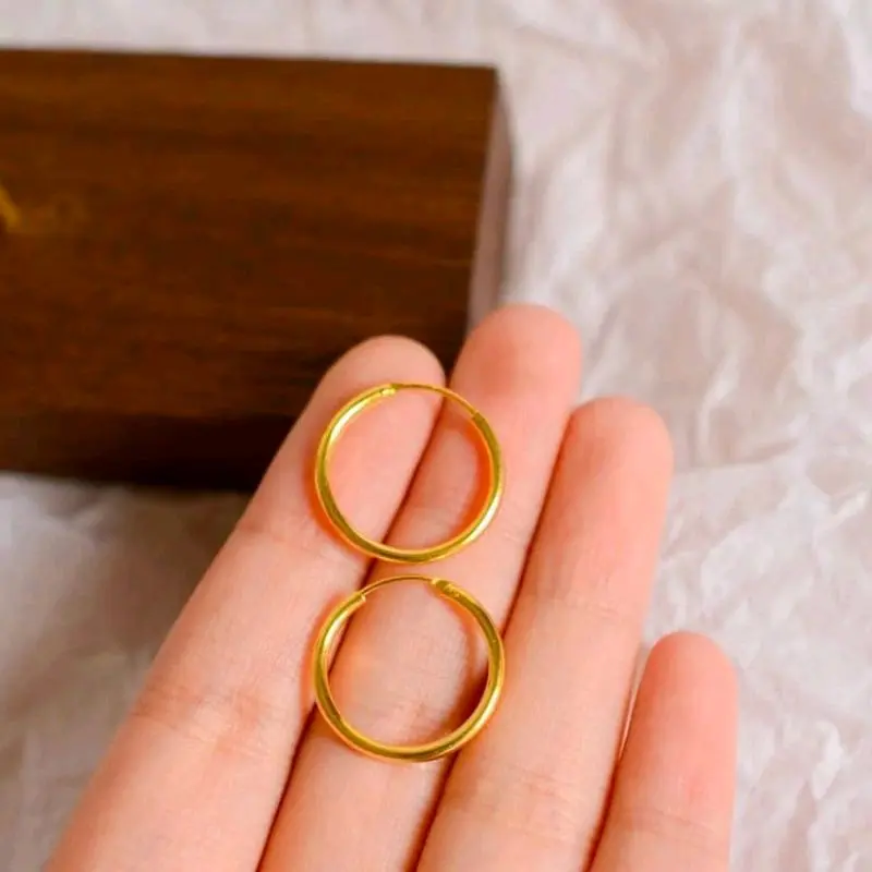 Anting Tintanium Wanita Anting Gipsy Anting Anti Luntur dan anti Karat 3