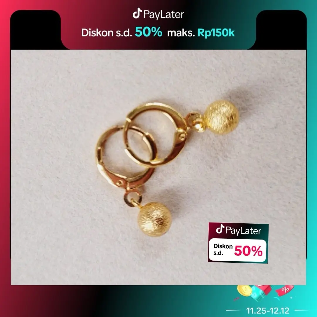 Clue Xuping - Aksesoris Anting Wanita Korea Style Aesthetic Gold Perhiasan Earrings Elegan