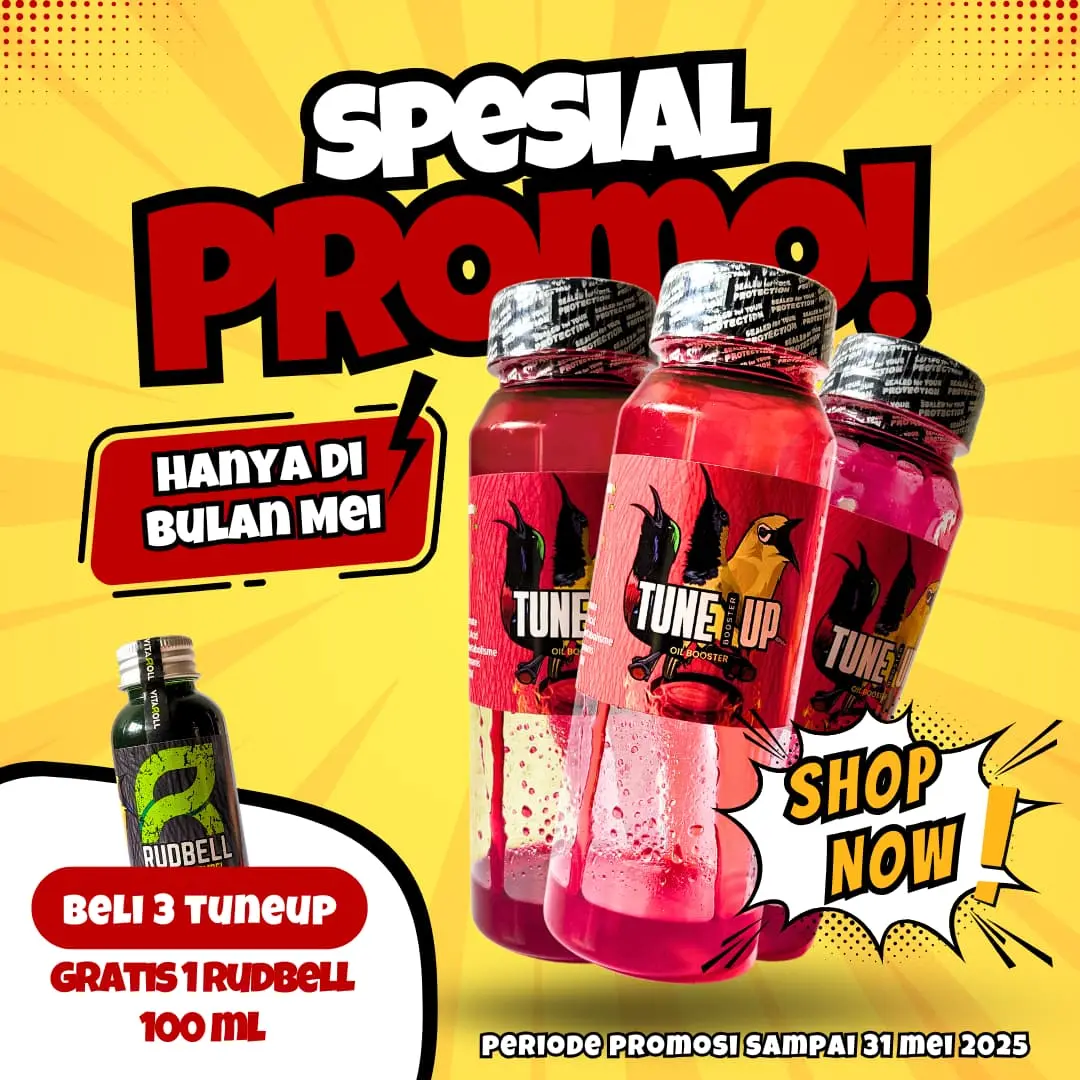 TUNE UP Penggacor Burung Sogon Kolibri Pleci Dosis Tinggi Cepat Gacor