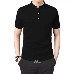 Kaos Kerah Shanghai Pria Combed 24s Adem Lengan Pendek