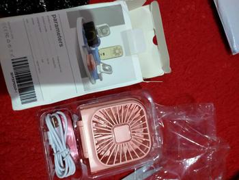 Product Review of Aolida Kipas Angin Portable Mini Type-C USB LED Menunjukkan Lipat Dudukan Ponsel Dan Powerbank 5000mAh Baterai Tahan Lama  Cocok Untuk Kantor Sekolah Olahraga Luar Ruangan from C**l M**☕ 0