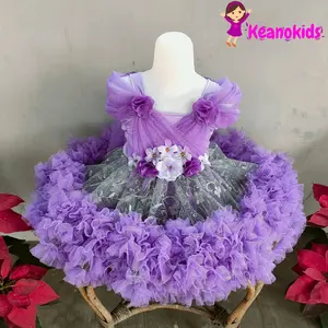 KEANOKIDS - SPECIAL DRESS PENSI SEKOLAH Gaun Pesta Anak Perempuan Mewah Bahan Premium,Gaun Tutu Gembul untuk Bayi hingga 10 Tahun Dress Party Mahogany Limited Stock - Bunda