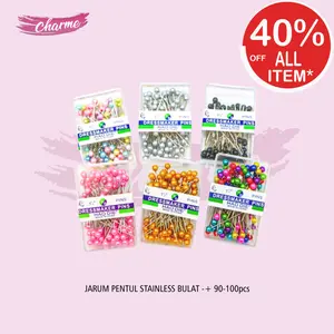 (READY & ORI) JARUM PENTUL STAINLESS BULAT