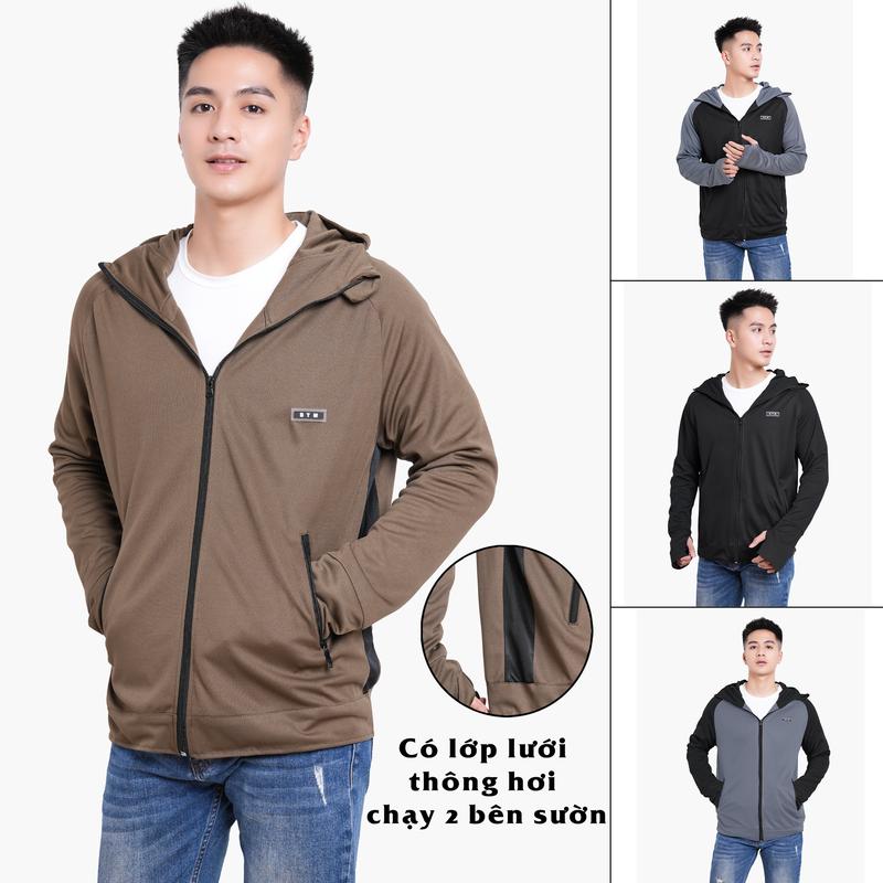 Áo khoác chống nắng nam nữ 2 lớp Hosber 2025 | Áo Chống Nắng Thiết kế phối màu cao cấp – Chống tia UV – Mặc mát
