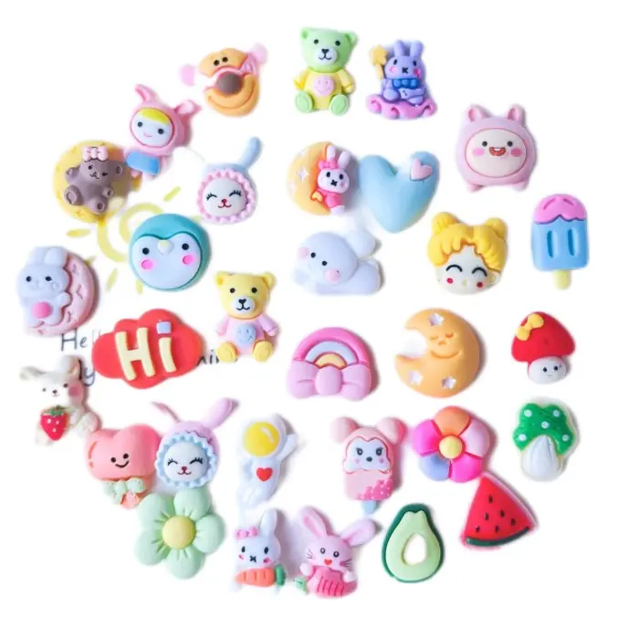 COD AMAN ISI 4 PCS STIKER TIMBUL 3D RESIN HANDPHONE BOTOL MINUM KULKAS KARTUN - ACAK BY bd*moffstore 5