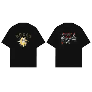 【100% Katun】Kaos Katun Halus Adem Gaya Streetwear Kekinian Cocok Untuk Pria Dan Wanita fitted tee basahan kerja baju boxy