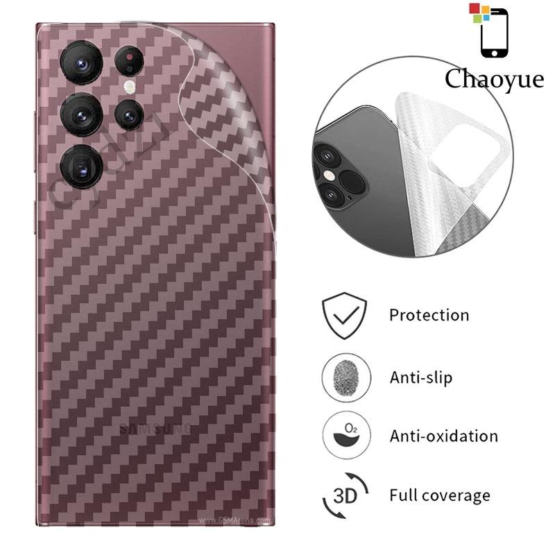 Miếng Dán Sợi Carbon Màng Mềm Dành Cho Samsung ss Galaxy S24 S23 S22 S21 S20 FE S10 Note 10 20 Ultra Pro Plus Pro + 5G 4G Phiên Bản 2023